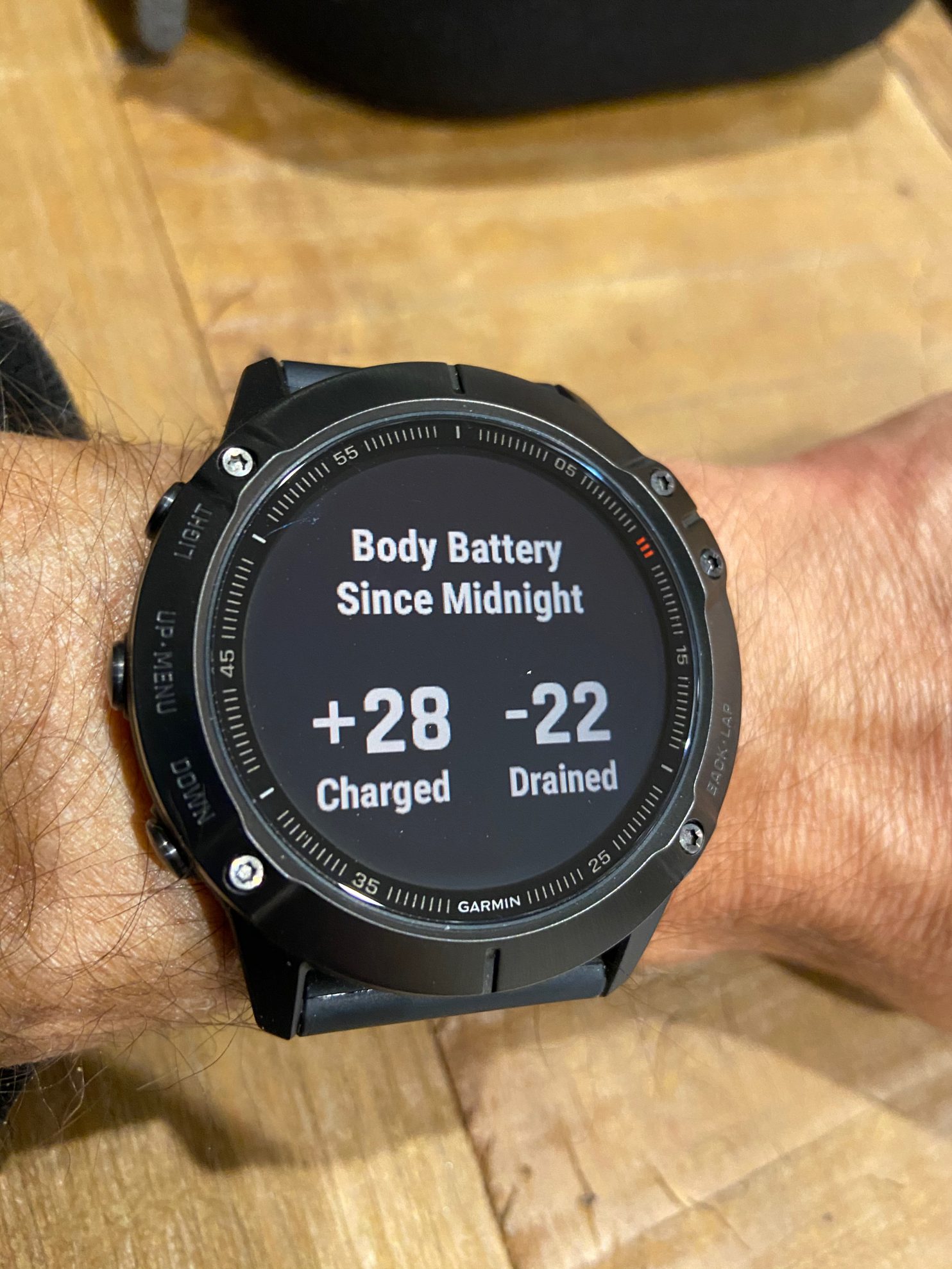 Body battery garmin fenix 5 plus cheap
